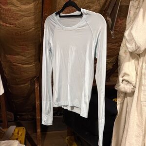 Lululemon Athletica Light Blue Long Sleeve Tee